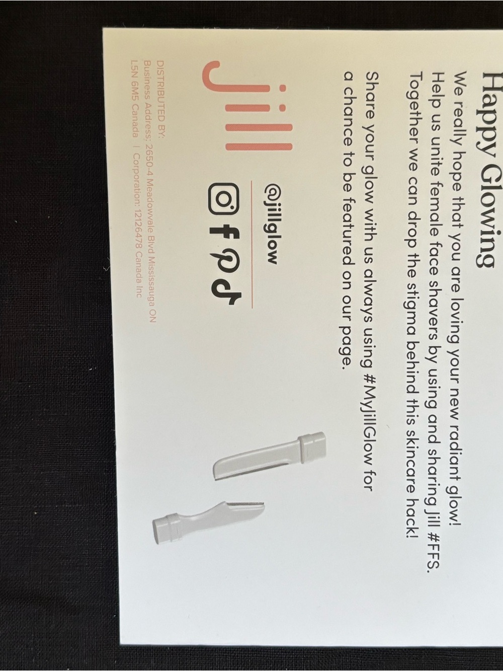 Jill Women’s Shave (dermaplane) Starter Kit: Blade, Magic Spray + wipe, manual - Picture 11 of 11